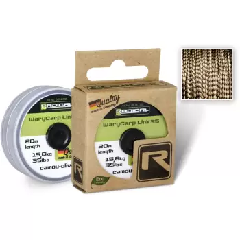 Ø0,65mm Radical Plecionka WaryCarp 35 20m 15,8kg,35lbs camou-olive